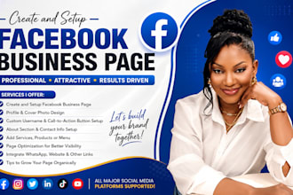 create and setup facebook business page