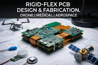 create rigid flex pcb for drone medical and aerospace systems