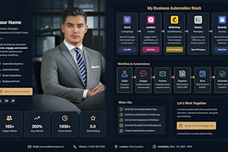setup carrd lander landbot mailchimp notion workspace bookafy booking automation