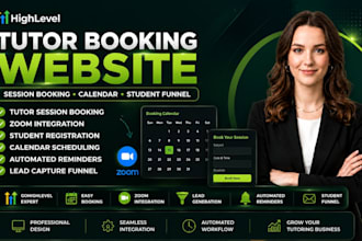 gohighlevel math tutor website science ghl tutor website and session booking