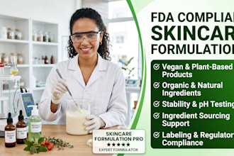 create custom cosmetic formulation, formula customization, product label review