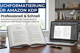 formatieren ihr buch professionell für amazon KDP und print