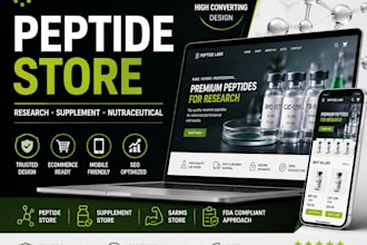 design sarms website and bodybuilding supplement store