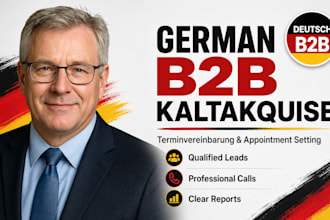 do b2b kaltakquise and terminvereinbarung in german