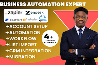 automate  zendesk agile crm zapier integration salesflare freshdesk freshsales
