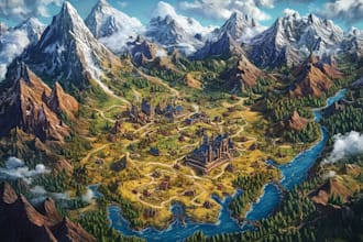 create fantasy, retro and vintage maps
