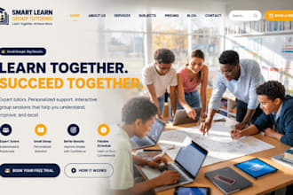 design squarespace group tutoring website course signup site gcse tutor website