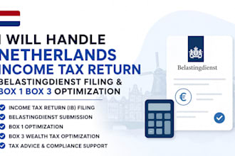 do netherlands income tax return, belastingdienst filing, and box 1 box 3 tax