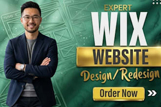 build wix website, wix website design wix website redesign as wix expert