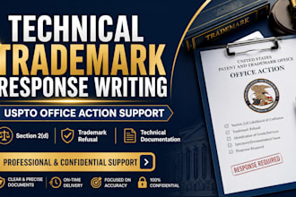draft uspto trademark office action response for trademark refusal