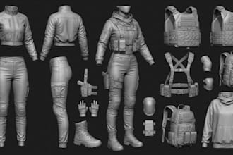 design realistic 3d mesh second life clothing in clo 3d ,marvelous designer