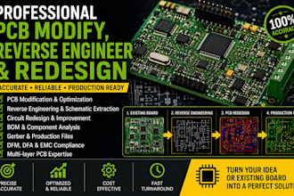 professionally modify pcb, reverse engineer pcb and redesign circuit boards