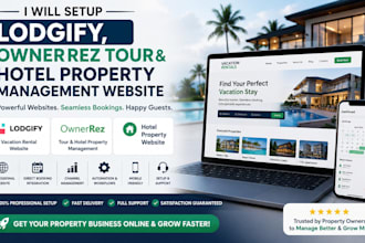 setup lodgify vacation rental ownerrez tour hotel website property management
