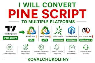 convert tradingview pine script to mt4, mt5, thinkorswim, quantower ninjatrader8