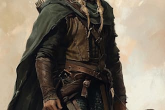 dnd, fantasy character and dnd character