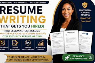 write professional tech resume data science analyst cybersecurity resume writing