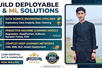 build data science, machine learning, and deep learning