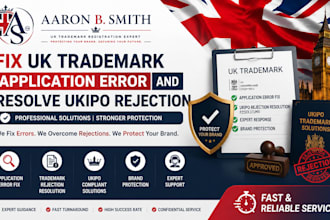 handle international UK trademark filing ukipo search and office action