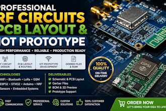 design professional rf circuits,pcb layout and lot prototype