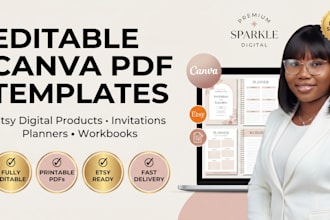 design editable pdf templates with canva