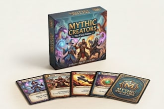 card game board game tarot card trading card box game game mockup game art