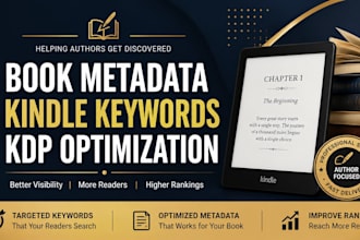 optimize kindle keywords and book metadata for amazon KDP