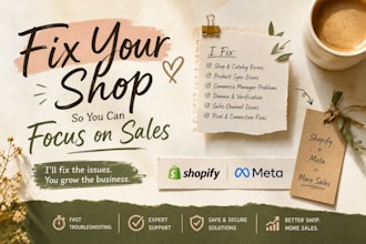 connect instagram shop, facebook shop with shopify and fix meta pixel