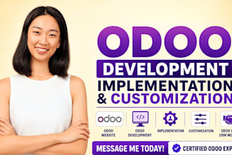 do odoo development implementation customization website odoo erp crm modules