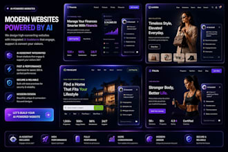 design modern ai powered websites with smart ai assistants