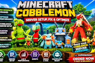 fix optimize minecraft modpack crash cobblemon server setup with quests and menu