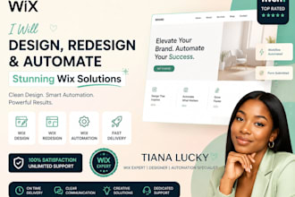 build wix website design wix website redesign, wix automated