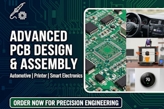 build advanced pcb for automotive printer and smart electronics