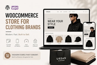 woocommerce clothing store, fashion website, streetwear boutique store wordpress