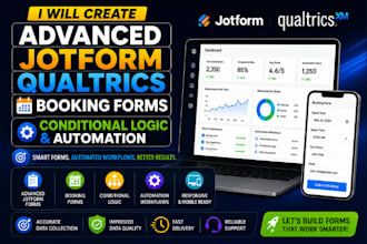create advanced jotform qualtrics booking forms conditional logic and automation