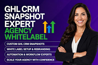 ghl crm snapshot expert agency whitelabel