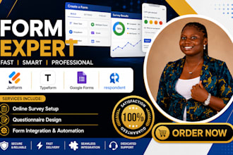 jotform, typeform, google forms, online survey, form integration
