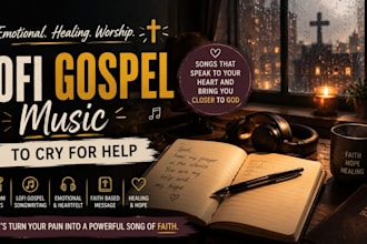 write a lofi gospel song for emotional healing and cry for help
