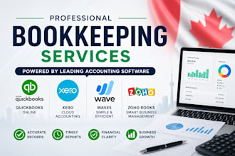 do canada quickbooks bookkeeping, quickbooks reconciliations, cleanups, catchups