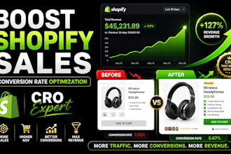 shopify cro expert, boost sales and conversion rate