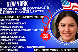 draft demand letter, breach of contract, contract dispute and business dispute