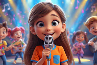 compose and sing kids song and music for your children