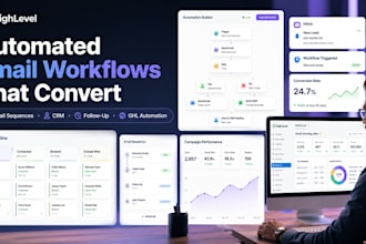 build email marketing automation on gohighlevel workflow expert ghl sequences