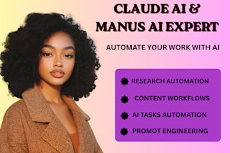 automate research and content workflows, and tasks with claude ai and manus ai