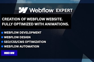 webflow development, webflow design, webflow SEO, webflow automation