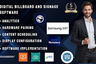setup professional digital billboards and signage software