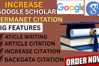 increase  backdated google scholar citations   journals promote article