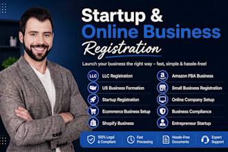 register your startup or online business in the USA