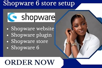 develop shopware 6 store, shopware website and shopware customization