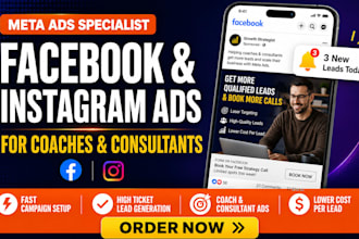 create and manage meta ads for coaches and consultants