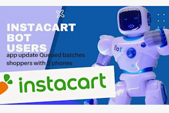 create automated doordash bot, instacart bot, spark driver bot for orders